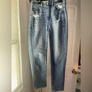 American eagle jeans size zero mom jeans